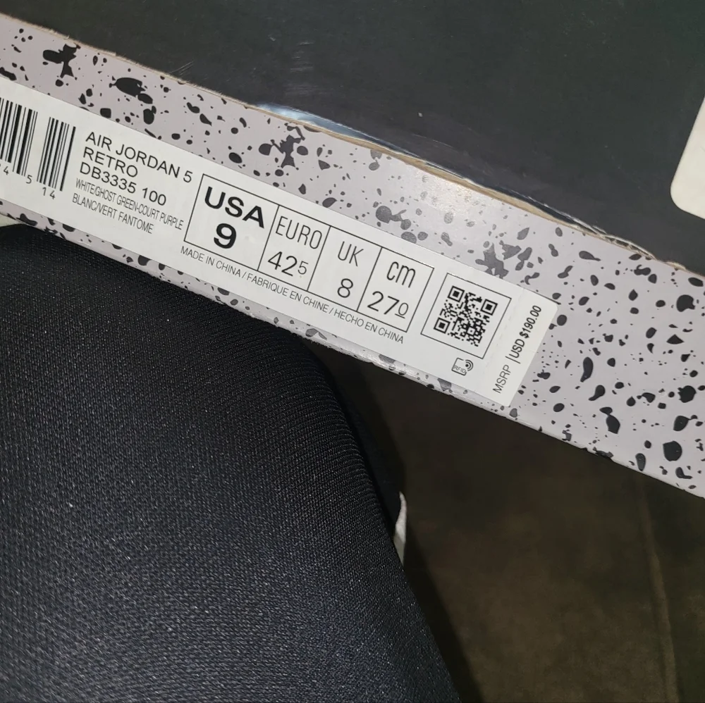 ** Brand NEW in Box ** Nike Air Jordan Retro 5 Men's US Size 9 - Picture 6 of 6